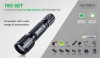 Комплект NexTorch из подствольного фонаря T6G set с белым (350 люм.) и зеленым (200 люм.) светодиодом, кронштейном и выносной кнопкой купить в интернет-магазине ХантингАрт