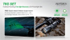 Комплект NexTorch из подствольного фонаря T6G set с белым (350 люм.) и зеленым (200 люм.) светодиодом, кронштейном и выносной кнопкой купить в интернет-магазине ХантингАрт