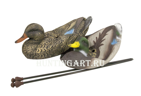 Комплект чучел кряквы Proplast MaxMatt 6 штук (3 утки, 3 селезня) купить в магазине Хантингарт