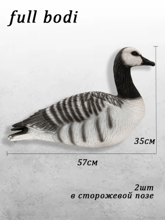 Казарка гусь Barnacles Goose, 10 шт (8+2) увеличенный размер купить в интернет-магазине ХантингАрт