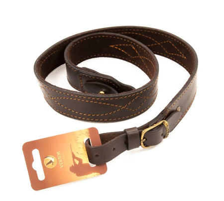 Ремень для ружья Vektor из натуральной кожи и застёжкой запанкой купить в интернет-магазине ХантингАрт