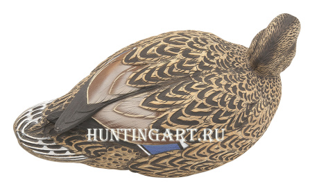 Чучела уток кряквы 12 шт (5 уток/7 крякв-флокированные головы) купить в магазине Хантингарт