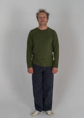 Футболка с длинным рукавом из конопли 11 OZ. Green Washtag от производителя экологически чистой одежды