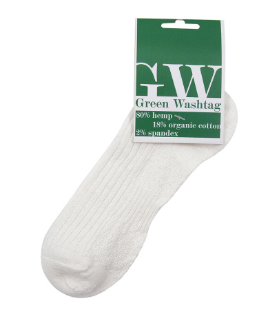 Носки из конопли GW Casual, белые (37-39) от производителя экологически чистой одежды