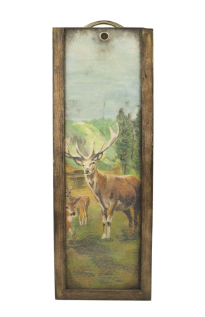 Ящик для бутылки с изображением оленей купить в интернет-магазине ХантингАрт