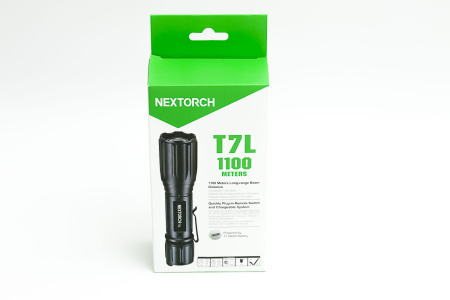 Тактический фонарь NexTorch T7L, лазерный излучатель белого света 1100 м - 400 люмен купить в интернет-магазине ХантингАрт
