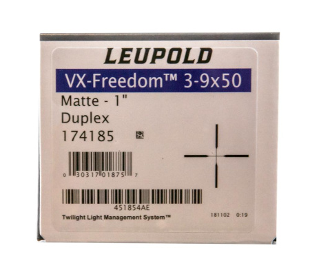 Прицел Leupold VX-Freedom 3-9x50, сетка Duplex без подсветки купить в интернет-магазине huntingart.ru