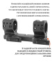 Кронштейн быстросъёмный Scope Mount 30мм на Picatinny, высота 19мм купить в магазине huntingart.ru