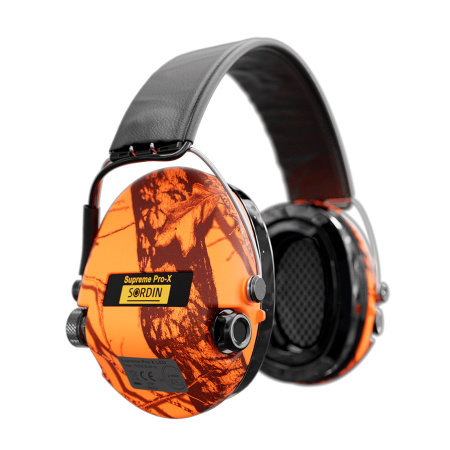 Наушники активные SNR 25Дб, orange-MossyOak купить в интернет-магазине ХантингАрт