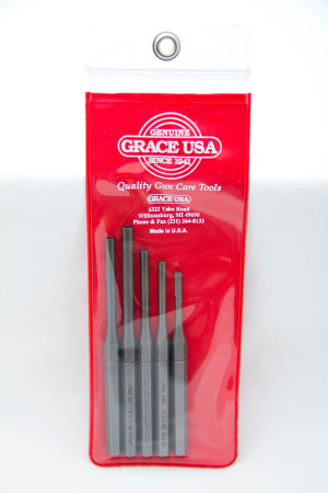 Выколотки Grace USA с держателями штифтов, комплект 5 шт., цилиндр =1,6-2-2,4-3,2-3,5 мм купить в интернет-магазине ХантингАрт