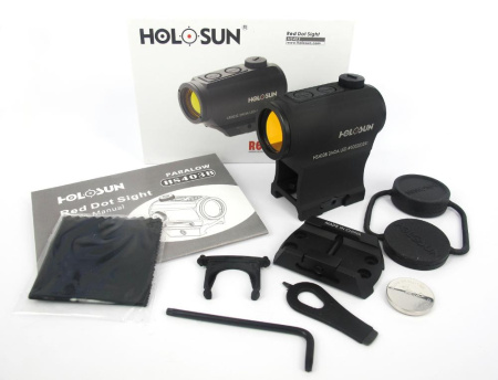 Коллиматорный прицел Holosun Paralow на Weaver-Picatinny + кронштейн, точка 2MOA купить в интернет-магазине huntingart.ru