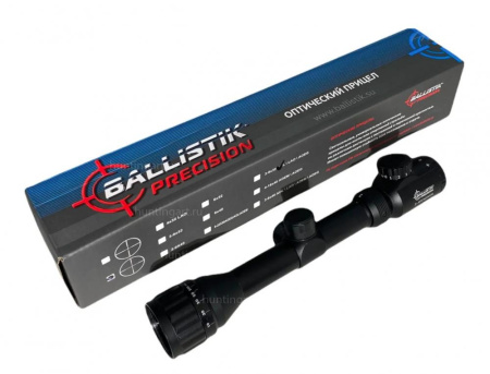 Прицел оптический Ballistik Precision P3-9x32 AOL, сетка Mil-Dot с подсветкой купить в интернет-магазине huntingart.ru