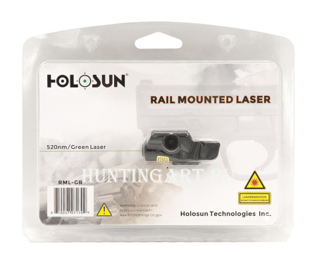 Лазерный целеуказатель Holosun RML-GR пистолетный, зелёный на Weaver/Picatinny купить в интернет-магазине ХантингАрт