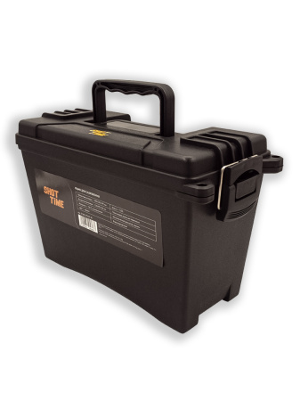 Ящик для патронов средний, водозащищённый, чёрный купить в магазине huntingart.ru