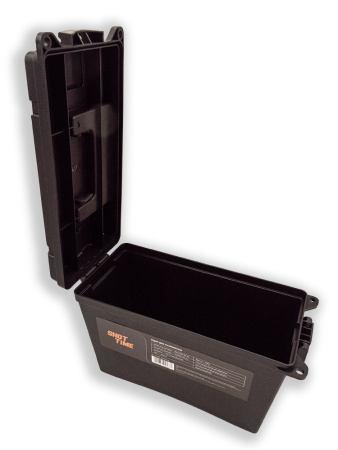 Ящик для патронов средний, водозащищённый, чёрный купить в магазине huntingart.ru