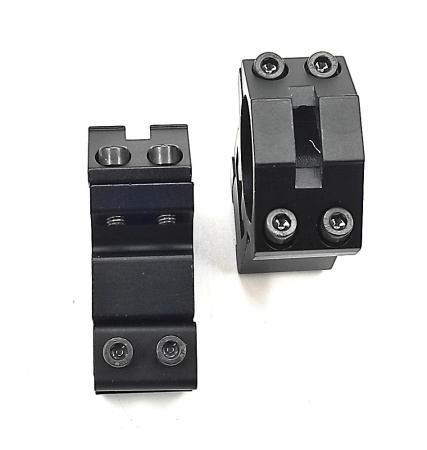 Кольца не быстросъемные 25,4 мм сверхвысокие на Ласточкин хвост купить в магазине huntingart.ru