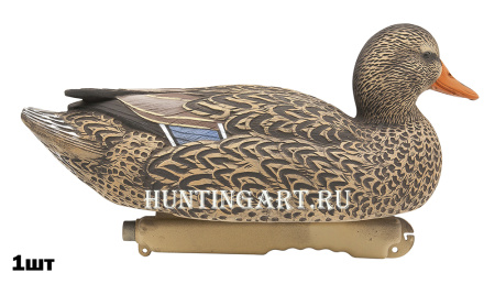 Чучела уток кряквы 12 шт (5 уток/7 крякв-флокированные головы) купить в магазине Хантингарт
