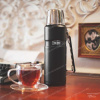Термос для напитков THERMOS King SK2020 2.0L (складная ручка) чёрный купить в интернет-магазине ХантингАрт