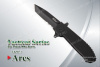 Нож Tekut Ares'son серии Tactical, лезвие 67 мм, рукоять - G10 чёрная, клипса на рем+чехол купить в интернет-магазине ХантингАрт