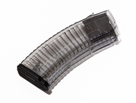Магазин Pufgun на АК74/Сайга, 5,45x39, 30 патронов, полимер, прозрачный купить в интернет-магазине ХантингАрт