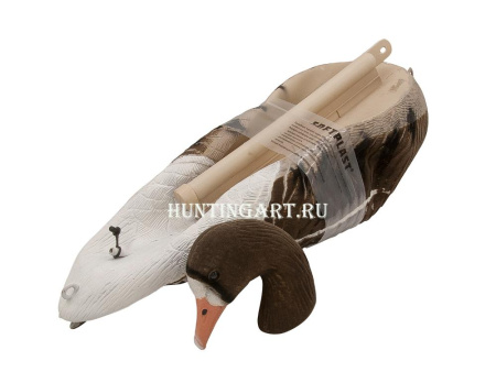 Плавающие чучела Белолобый гусь North Way Softplast Живое перо, 6 шт (3 активный, 3 сторожевых) купить в интернет-магазине ХантингАрт