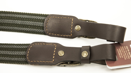 Ремень для ружья Vektor из полиамидной ленты шириной 35 мм и кожаными накладками купить в интернет-магазине ХантингАрт