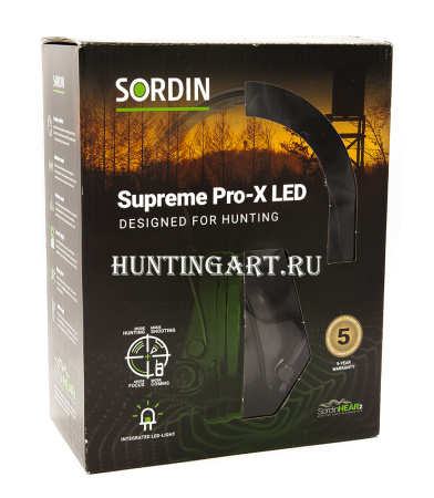 Наушники Supreme Pro-X LED, SNR25dB (хаки) купить в интернет-магазине ХантингАрт