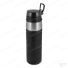 Термос для напитков (термос-бутылка) THERMOS TS-2706 0.6L (открытие/закрытие одной рукой, силиконовый чехол) чёрный купить в интернет-магазине ХантингАрт