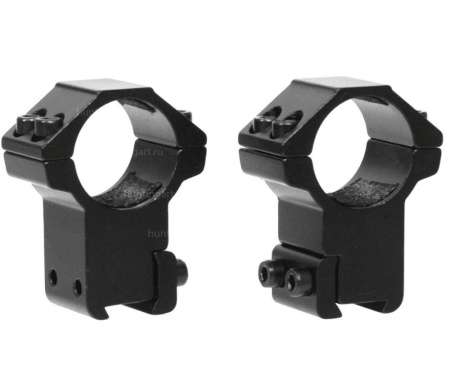 Кольца небыстросъемные диаметром 25,4 мм на Ласточкин хвост в пластиковой коробке купить в магазине huntingart.ru