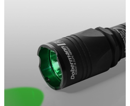 Фонарь подствольный Armytek Dobermann XP-E2, 200 люмен, зелёный, до 274 м, 1x18650 (не входит в комплект) купить в интернет-магазине ХантингАрт