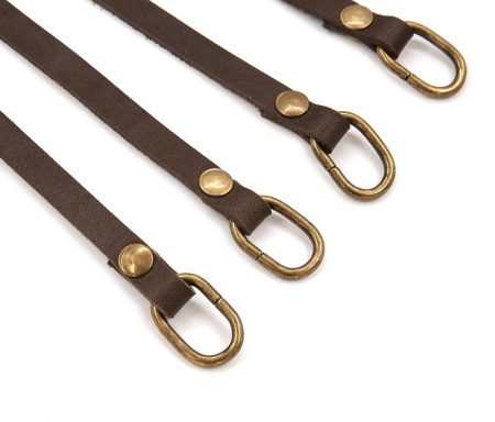 Подвес наплечный для переноса дичи (торока) на 8 хвостов, цвет - тёмно-коричневый купить в магазине Хантингарт