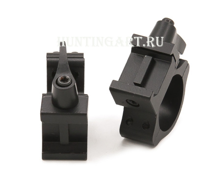 Кольца средние быстросъемные 25,4мм на Weaver, флажковые купить в магазине huntingart.ru