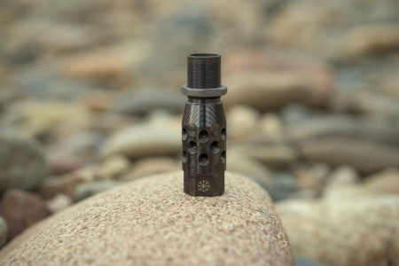 Переходник-удлинитель Дудка-12/Р наличие реактивных отверстий, с сужением 0 мм, для установки дульных устройств купить в интернет-магазине ХантингАрт