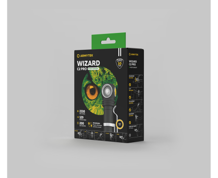 Фонарь налобный-мульти Armytek Wizard C2 Pro Magnet USB XHP50.2, 2330 люмен, тёплый свет купить в интернет-магазине ХантингАрт