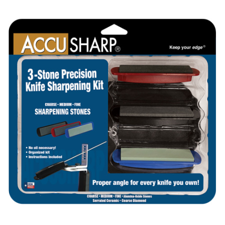 Набор для заточки 3-Stone Precision Kit, 3 абразива, 6 углов заточки купить в интернет-магазине ХантингАрт