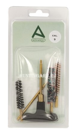 Пистолетный набор для чистки Advance, калибр 9мм купить в интернет-магазине ХантингАрт
