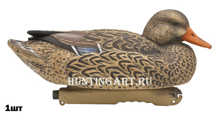 Чучела уток кряквы 12 шт (5 уток/7 крякв-флокированные головы) купить в магазине Хантингарт