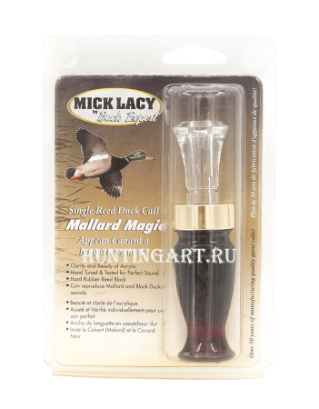 Манок акриловый Mick Lacy на утку (одноязычковый) - купить в Санкт-Петербурге