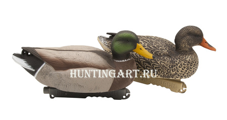 Комплект чучел Кряквы Нормал FA LAST PASS 12 шт (4 селезня и 8 уток) купить в магазине Хантингарт