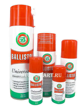 Масло оружейное, универсальное Ballistol, спрей купить в интернет-магазине ХантингАрт