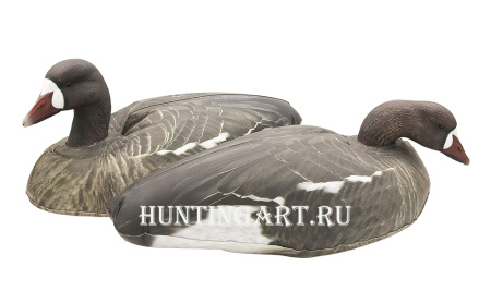 Надувные плавающие чучела Белолобый гусь 6шт купить в интернет-магазине ХантингАрт