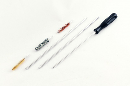 Набор для чистки ShotTime калибр 9 мм, металлический шомпол + 3 ерша, пластиковый пенал купить в интернет-магазине ХантингАрт