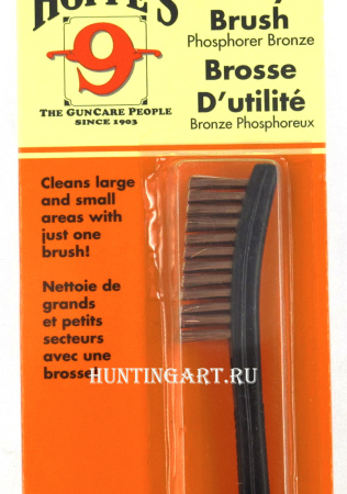 Щётка двухсторонняя Hoppe's (большой и малый ворс) купить в интернет-магазине ХантингАрт