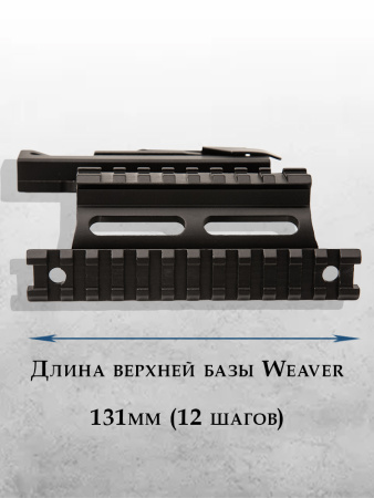 Кронштейн боковой быстросъемный для АК, Вепрь, Сайга, Тигр, СКС купить в магазине huntingart.ru