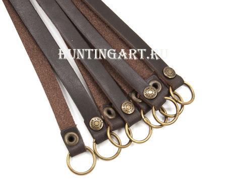 Торока для дичи кожаная Vektor с подвесом на металлический карабин купить в магазине Хантингарт