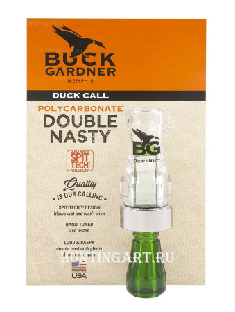 Манок на утку Buck Gardner Double Nasty 2 купить в интернет-магазине ХантингАрт