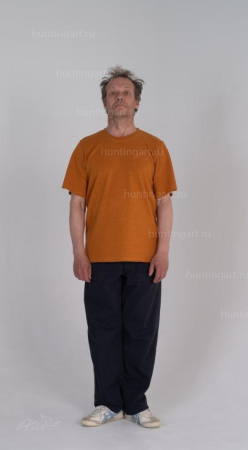 Футболка из конопли (55%) Green Washtag sudan brown от производителя экологически чистой одежды