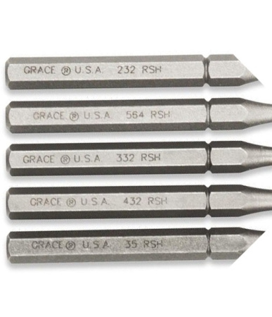Выколотки Grace USA с держателями штифтов, комплект 5 шт., цилиндр =1,6-2-2,4-3,2-3,5 мм купить в интернет-магазине ХантингАрт