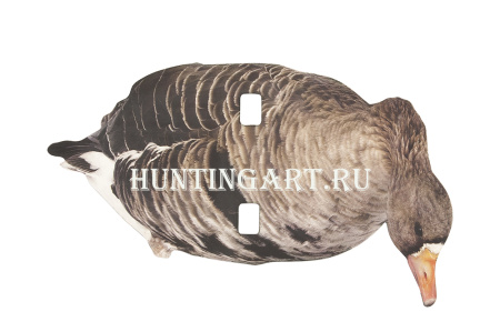 Комплект фотореалистичных профилей белолобого гуся 12 штук+сумка купить в интернет-магазине ХантингАрт