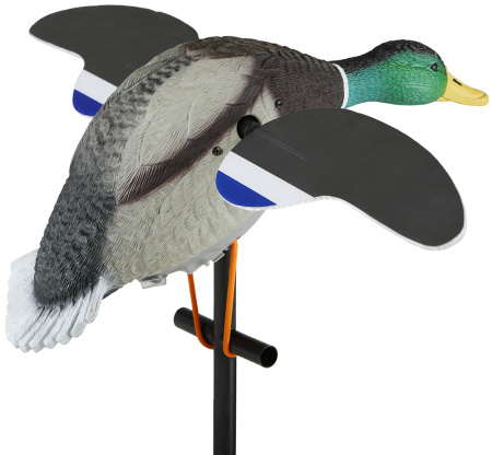 Чучело кряквы с вращающимися крыльями Lucky Junior II, селезень купить в интерент-магазине Хантингарт